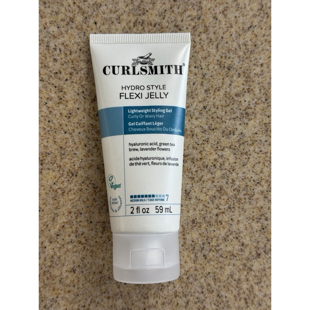 Curlsmith Hydro Style Flexi Jelly Hair Gel Medium Hold Vegan 2 fl oz New